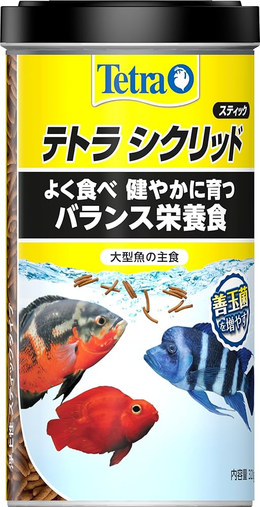 Amazon.co.jp: テトラ (Tetra) シクリッド スティック 320g シクリッド