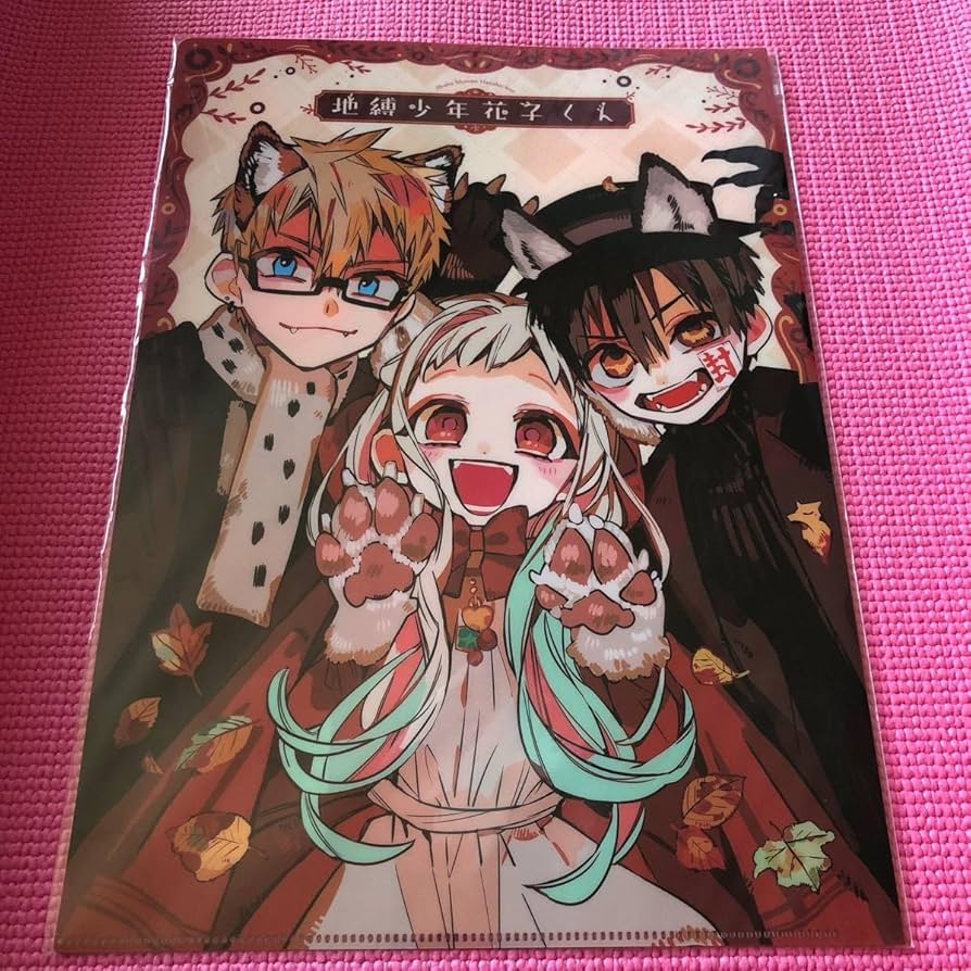 地縛少年花子くん ゴーストホテルカフェクリアファイル