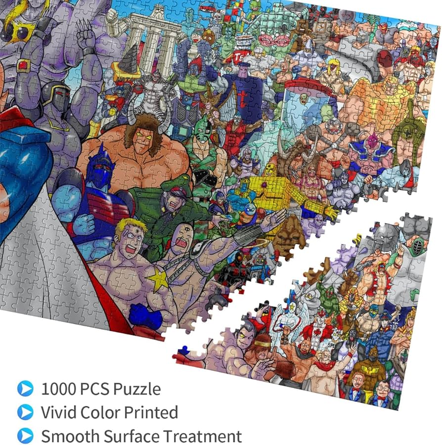 Amazon | キン肉マン ジグソーパズル 絵パズル 1000ピース 知育 脳