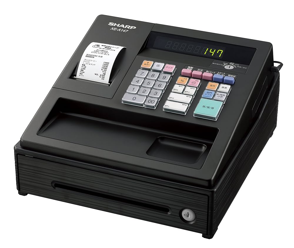シャープレジスター XE-A207w-wPC連携売上管理設定無料 384458