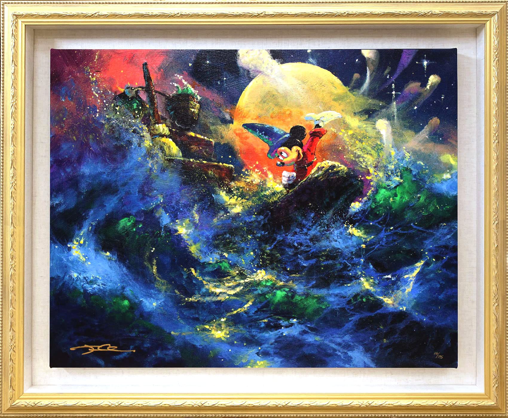 ジェームス・コールマン Disney秋の風景 油彩画