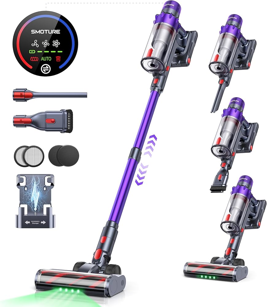 掃除機 コードレス【史上初の革新！AI汚れ自動検知＆65Kpa真の強力吸引