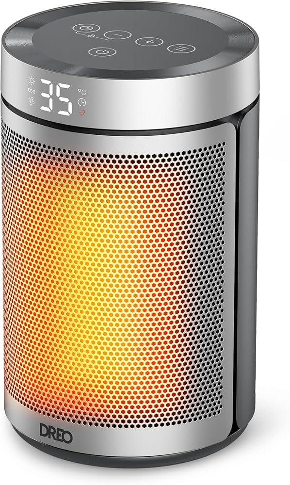 電気ヒーター ポータブル シルバー