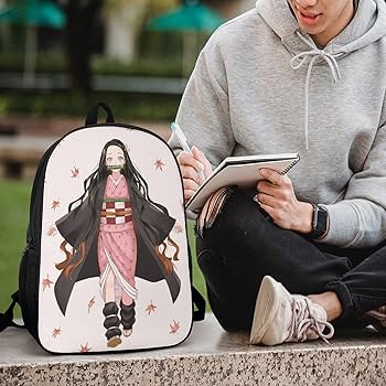 Amazon.co.jp: リュック 鬼滅の刃 禰豆子 バックパック 大容量