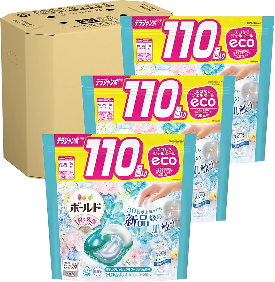Amazon.co.jp: ボールド 洗濯洗剤 ジェルボール 4in1 フレッシュ