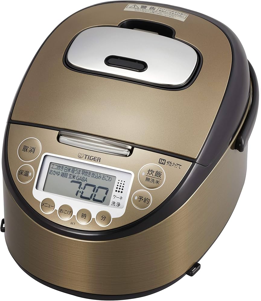 タイガー 5.5合炊き炊飯器 JPK-B100(T) BROWN TIGER 5.5合 圧力IH 炊飯