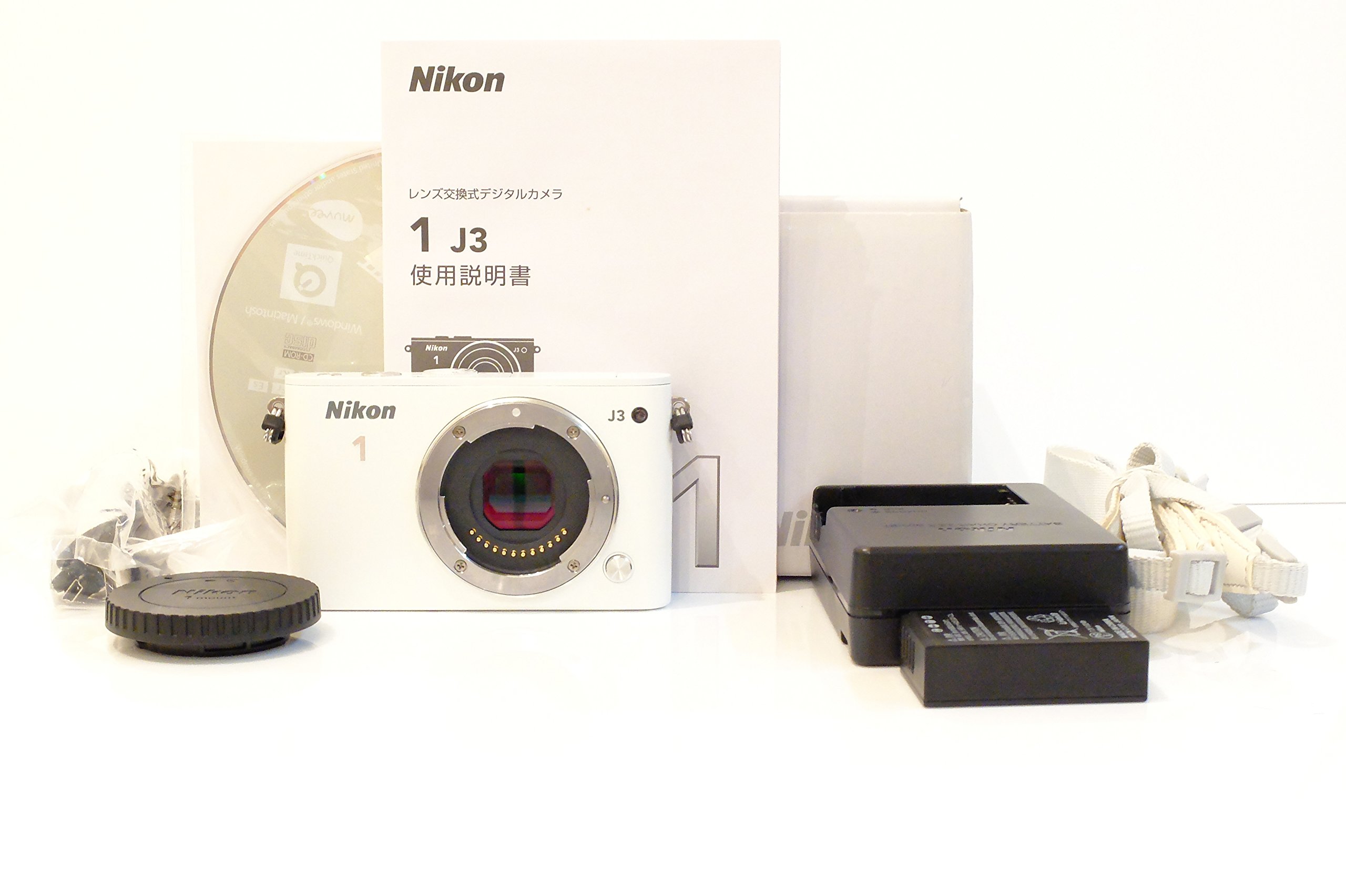Amazon | Nikon ミラーレス一眼 Nikon 1 J3 ボディー ホワイト N1J3WH