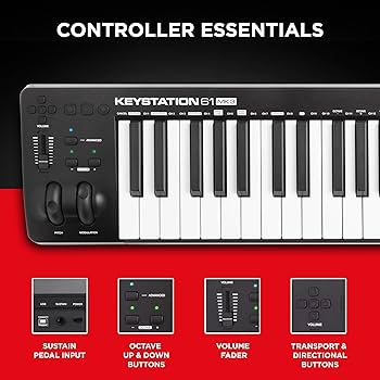 Amazon.com: M-Audio Keystation 61 MK3 & On-Stage KS7190 Classic