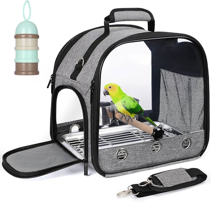 Amazon | 鳥キャリー便利な外出バッグで快適な鳥のお供えを！鳥用外出