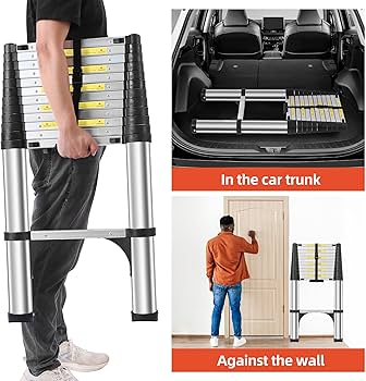 Amazon.co.jp: DEZEX (デゼックス) 伸縮はしご 12.5フィート