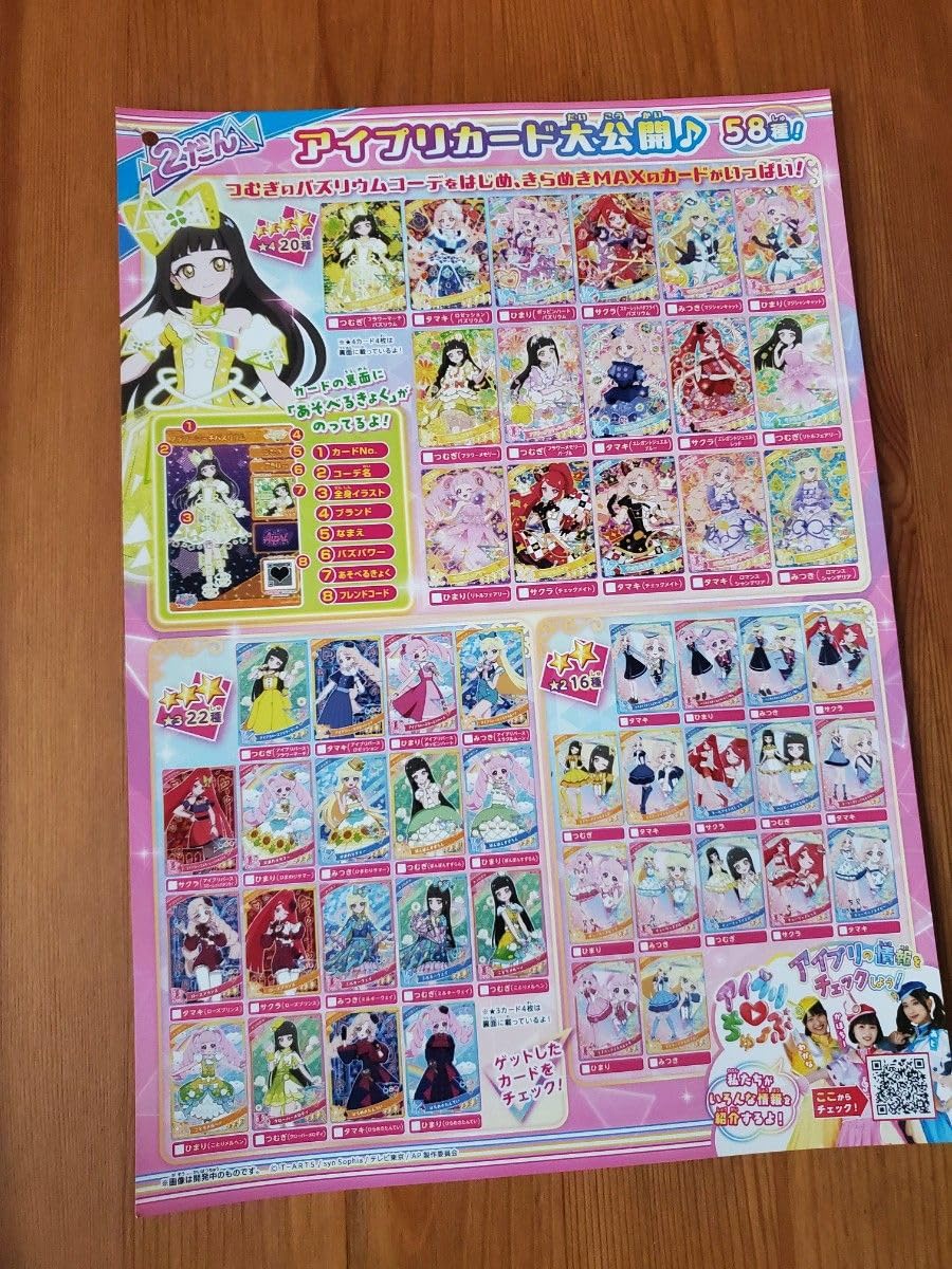 Amazon.co.jp: ひみつのアイプリ 2弾 アイプリカード大公開♪ チラシ