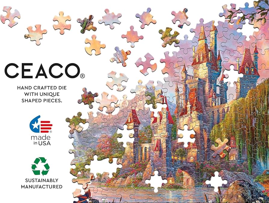 激レア ディズニー 美女と野獣 ジグソーパズル 1000ピース 愛を奏でて