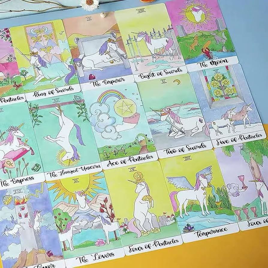 希少！】ユニコーンオラクルカード ☘️絶版 希少 金縁 マジカル