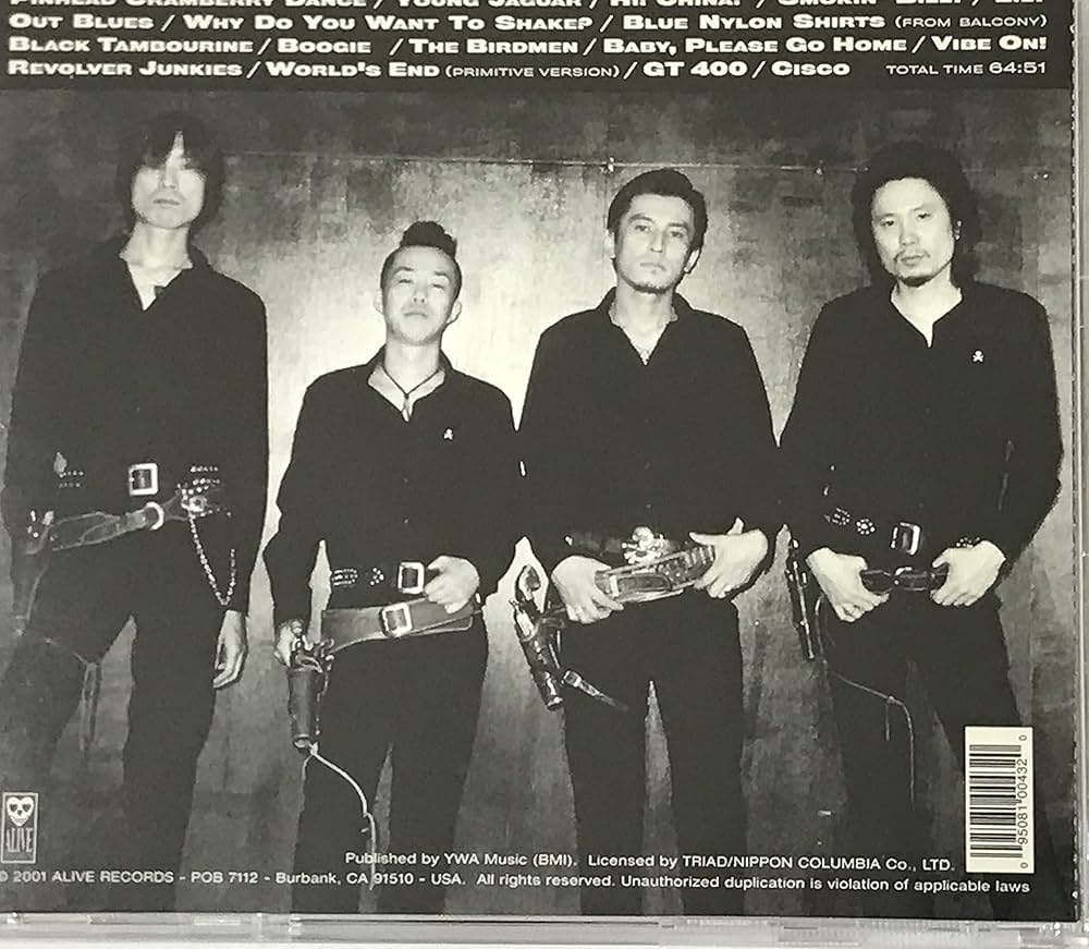 THEE MICHELLE GUN ELEPHANT フライヤー額装+缶バッジ2 ミッシェルガン