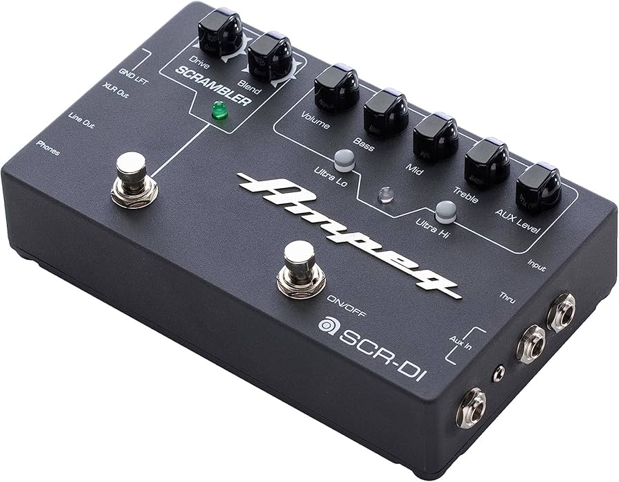 Amazon.co.jp: Ampeg/SCR-DI アンペグ ベース用プリアンプ/オーバー