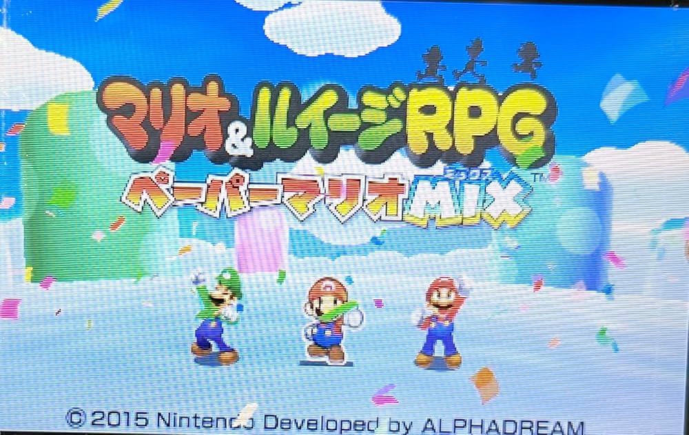 Amazon.co.jp: マリオ&ルイージRPG ペーパーマリオMIX : ゲーム