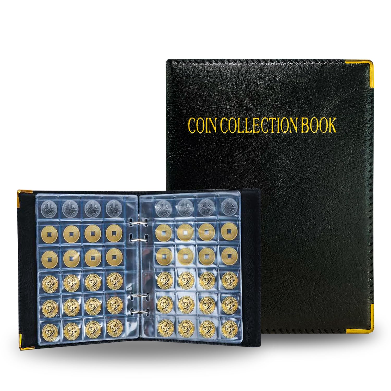 Amazon.com: Intendvision Coin Album - 20 Pages, 360 Pockets Two