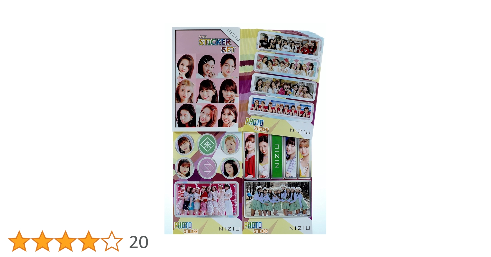 希少品☆NIZIU オリジナルステッカー Amazon.co.jp: NiziU ニジュー