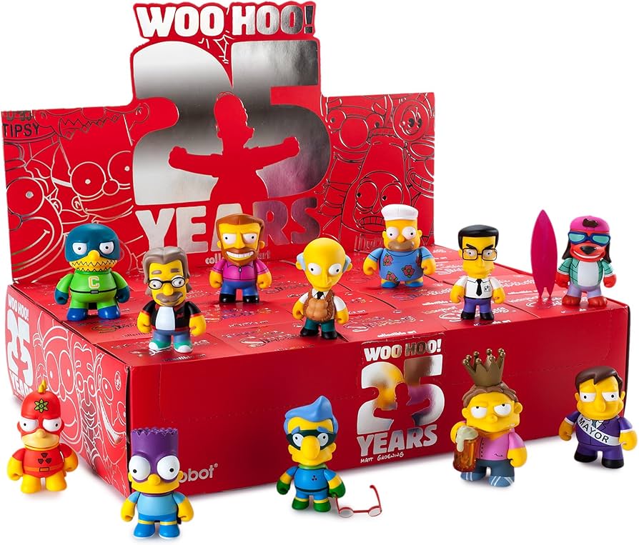 Amazon.com: The Simpson's 25th Anniversary 3-Inch Vinyl Mini