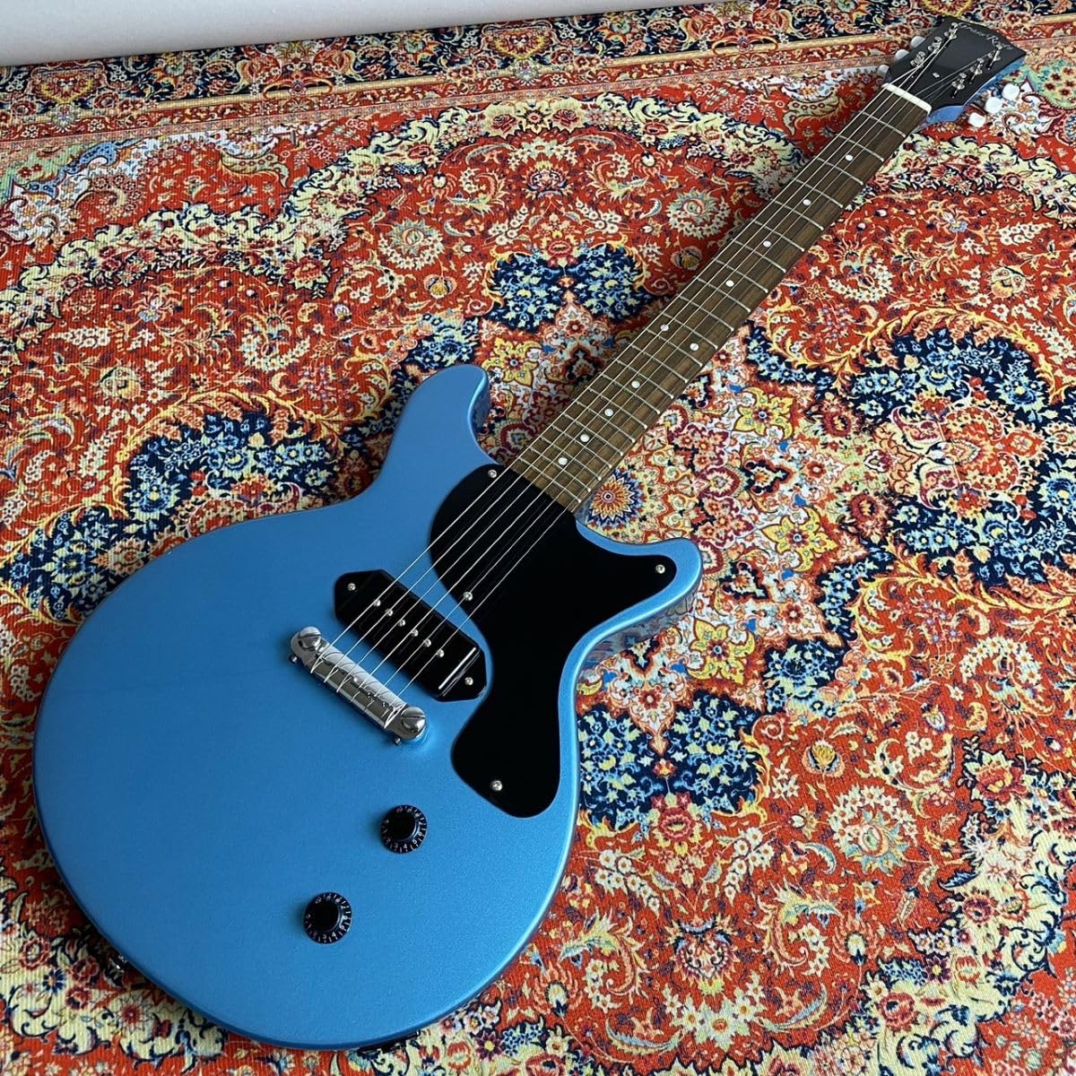 送料込み】レスポールジュニアタイプPelham Blue ぼっちざろっく! 送料