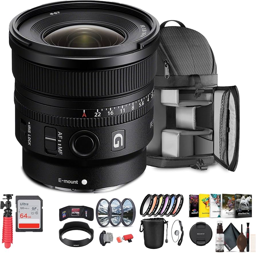 Amazon.com : Sony E 16 mm F1.8 G Ultra-Wide Prime Lens (SEL16F18G