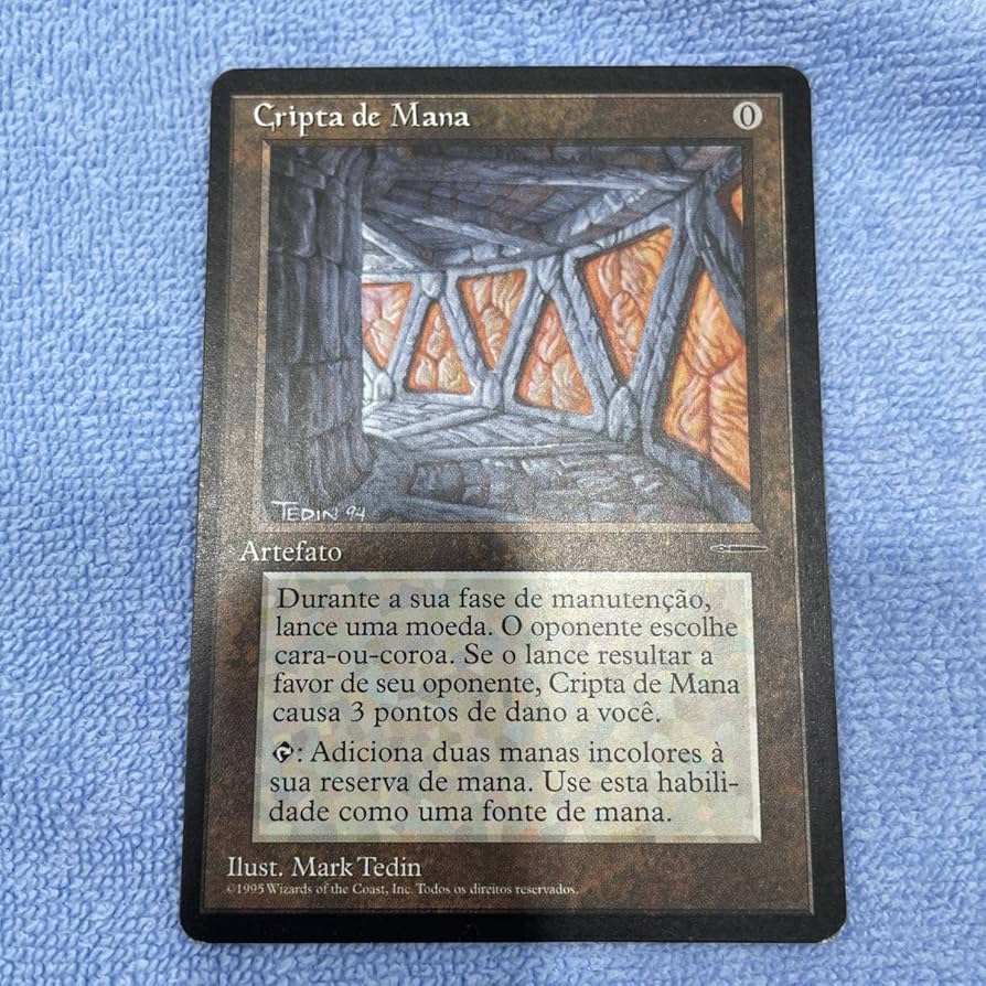 Amazon.co.jp: MTG 魔力の墓所/Mana Crypt ブックプロモ ポルトガル語