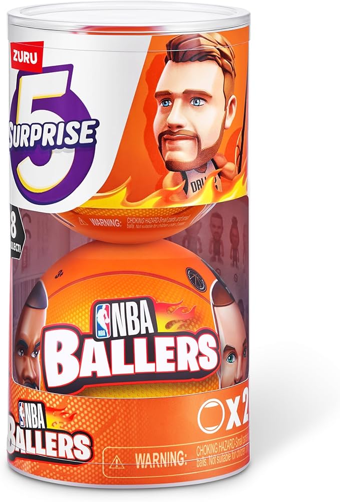 Amazon.com: 5 Surprise NBA Ballers Series 1 (2 Pack) Toy Mystery