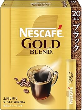 Amazon.co.jp: ネスカフェ ゴールドブレンド スティック ブラック 20P
