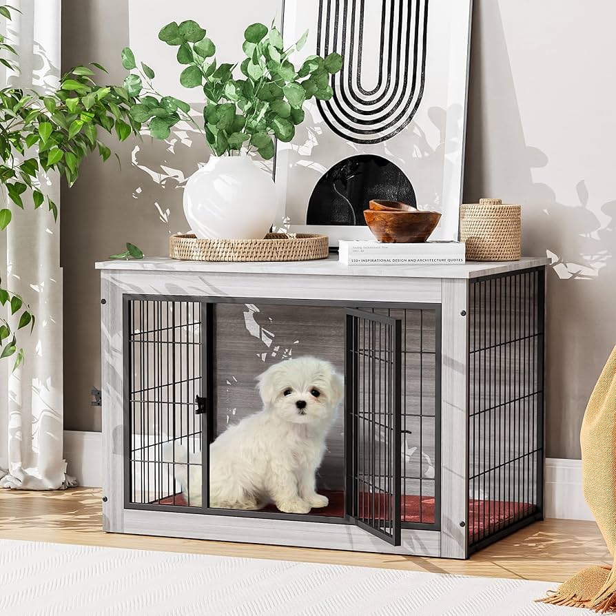 Amazon | 犬 ケージ ペットケージ 木製 【メーカー一年保証】ペット