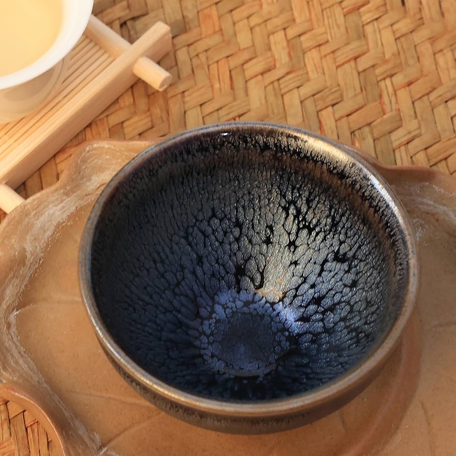 Amazon | 抹茶碗 抹茶茶碗 天目茶碗 曜変天目茶碗 茶道具 お茶碗 国宝