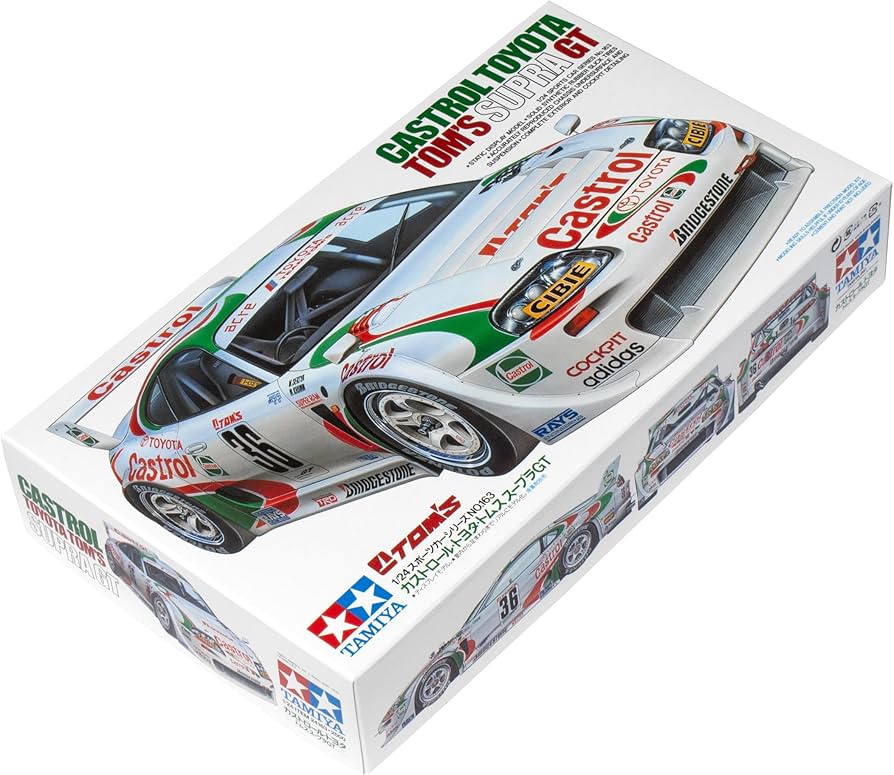 Amazon.com: Tamiya 1/24 CASTROL Toyota Tom's Supra GT : Toys & Games