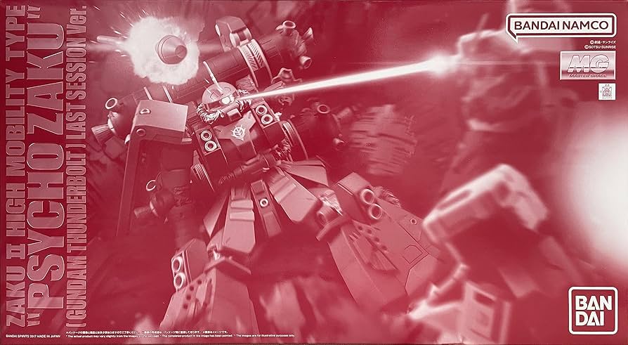Amazon.com: Bandai MG 1/100 MS-06R High Mobility Type Zaku 