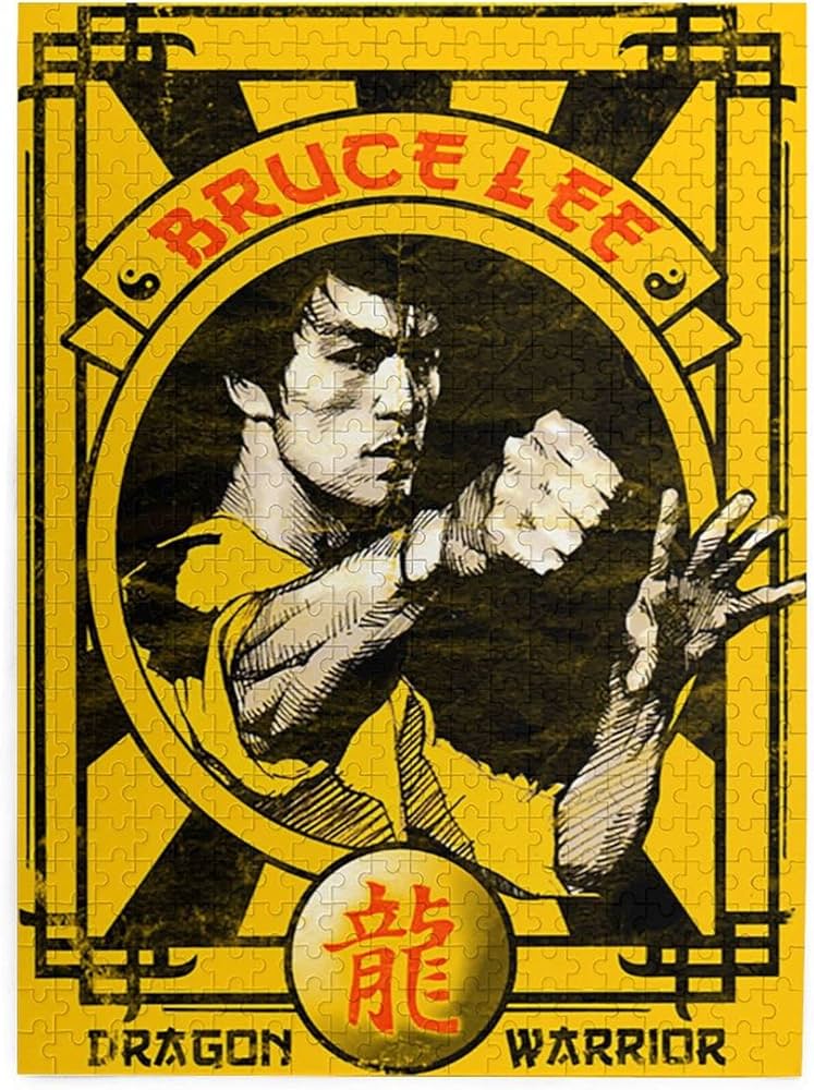 Amazon | 500ピース ジグソーパズル Bruce Lee ブルース リー 木製 52