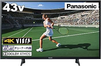 Amazon | パナソニック 43V型 4Kダブルチューナー内蔵 液晶 テレビ