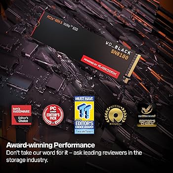 Amazon.com: WD_Black SN8100 1TB NVMe SSD - PCIe 5.0x4, M.2 2280