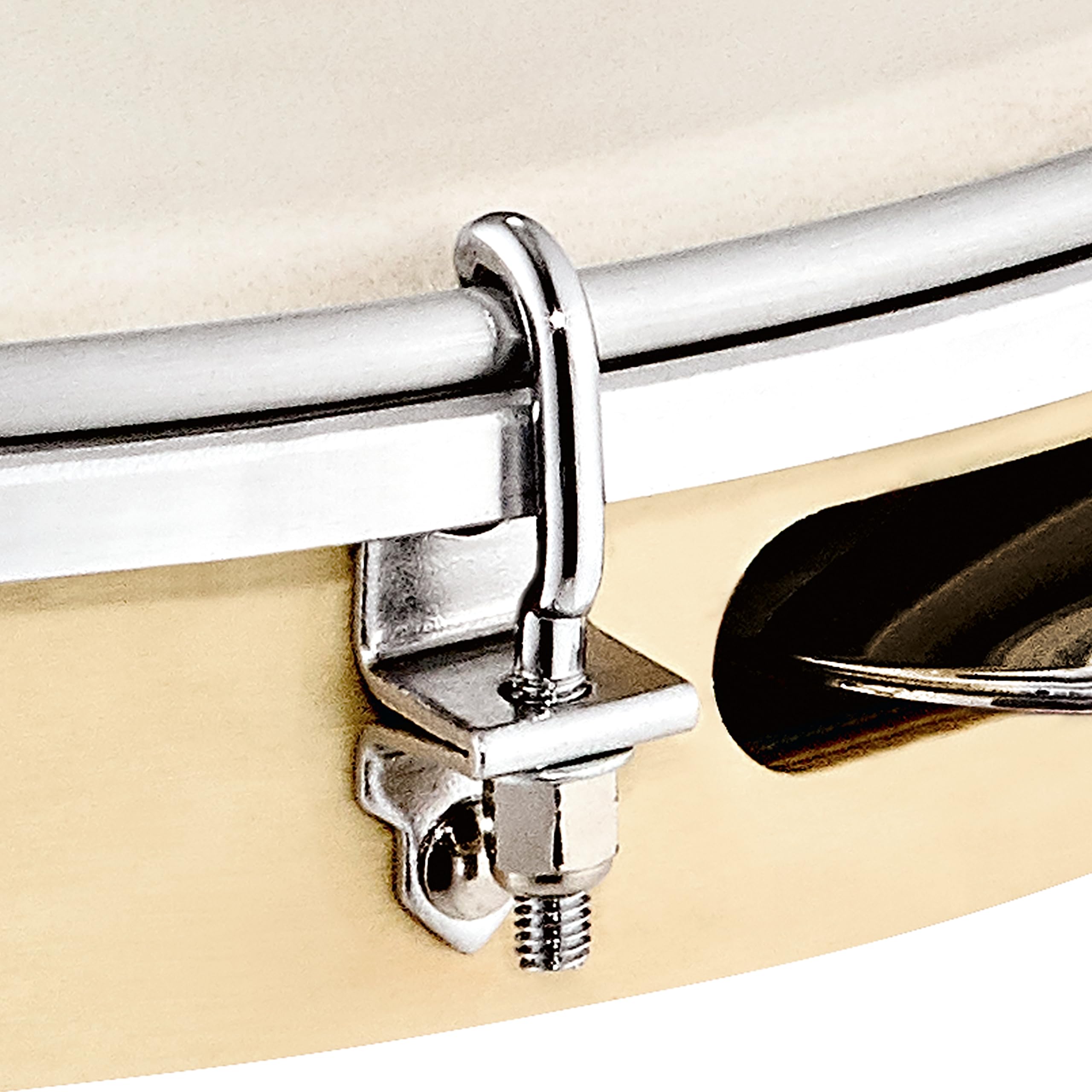 パンディロ シャローモデル ヤギ皮ヘッド 10インチ （重量約410g