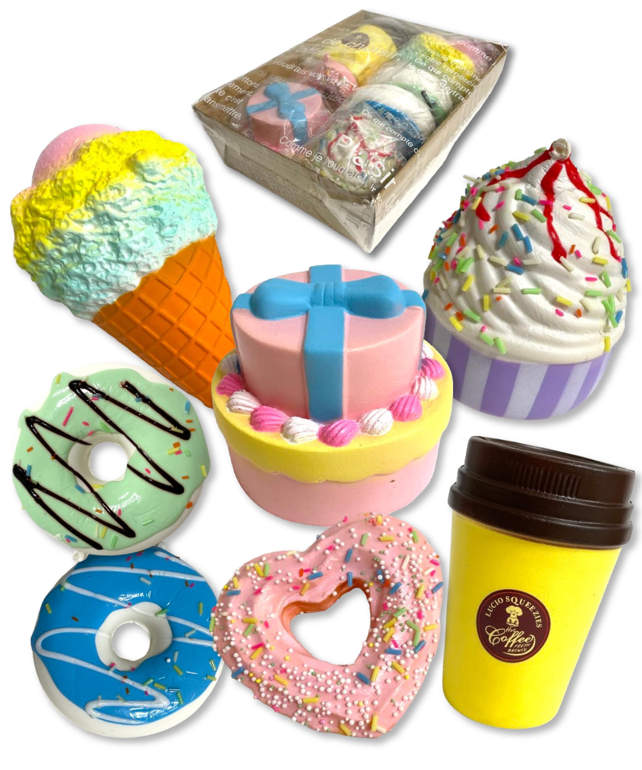 Amazon | ジャンボスクイーズ スイーツセット バラエティー 7個セット