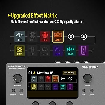 Amazon.com: SONICAKE Matribox II - Multi Effects Processor with