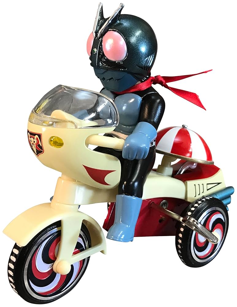 昭和赤いキャラクター付き三輪車 昭和赤いキャラクター付き三輪車