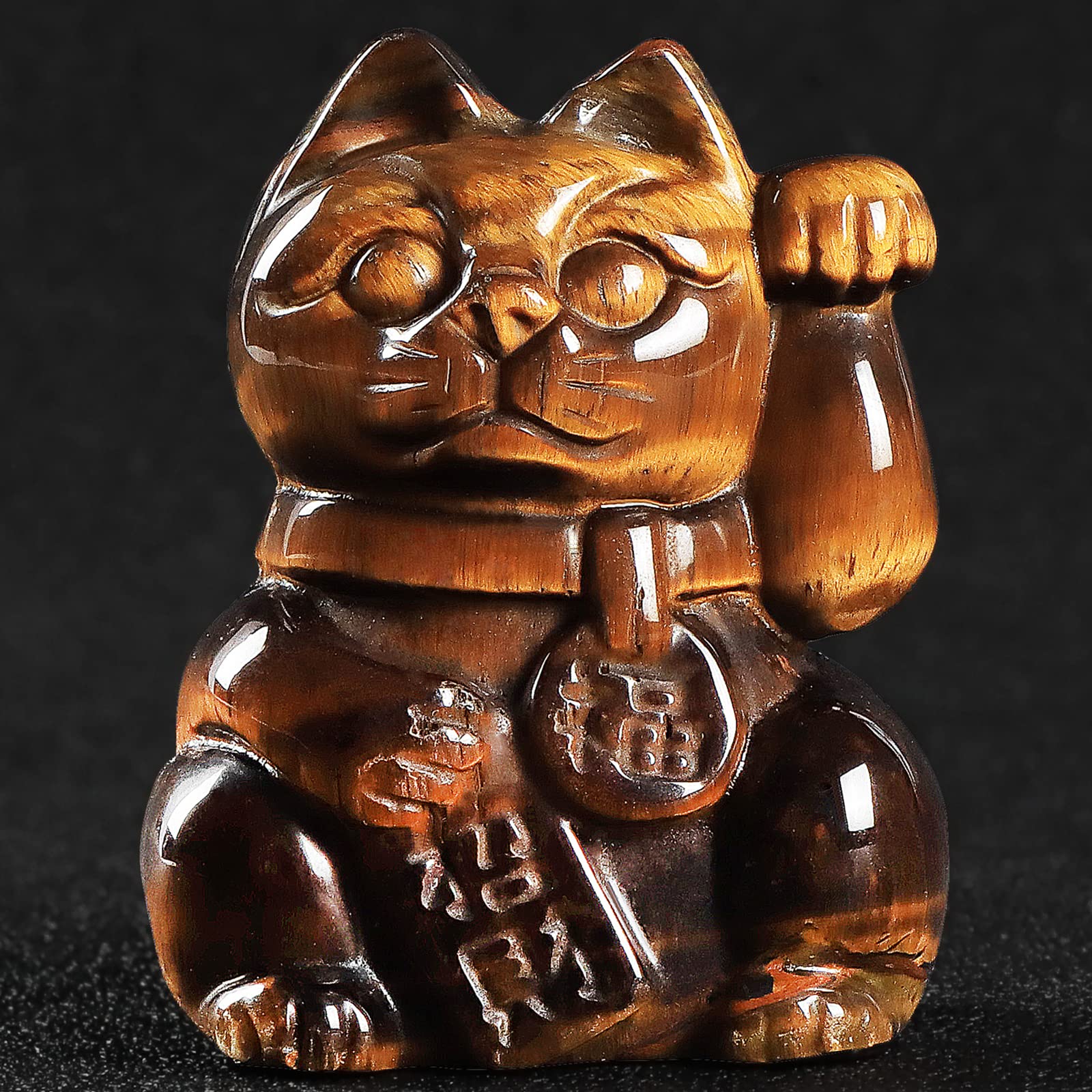 Amazon.co.jp: Artistone 2インチ イエロータイガーアイ クリスタル