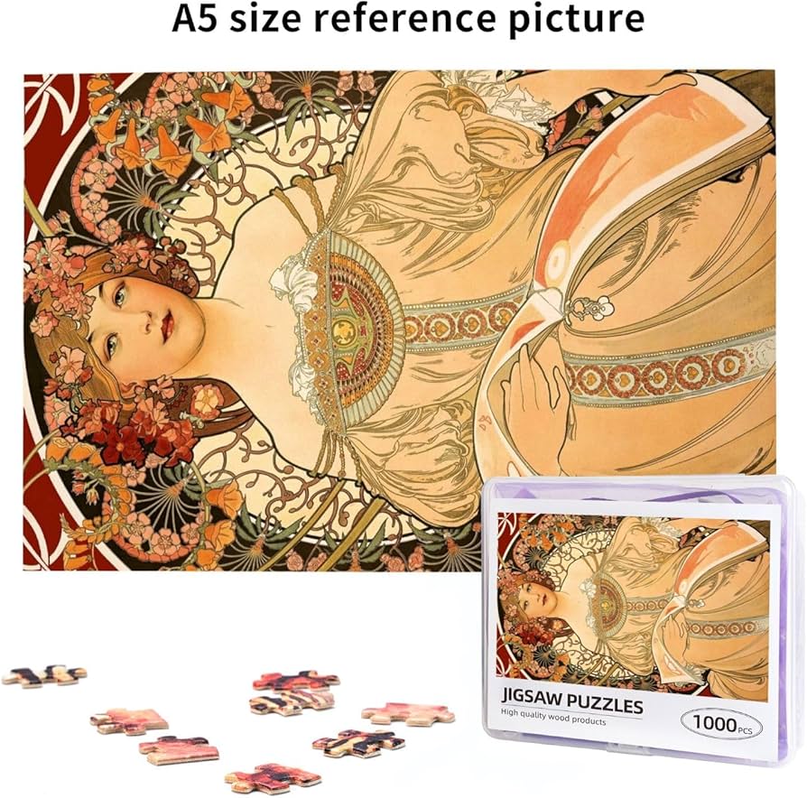 Amazon.co.jp: アルフォンス・ミュシャ『夢想』 ジグソーパズル 1000