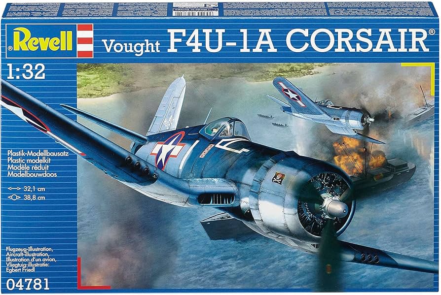 Amazon.com: Revell of Germany Vought F4U-1A Corsair Model Kit