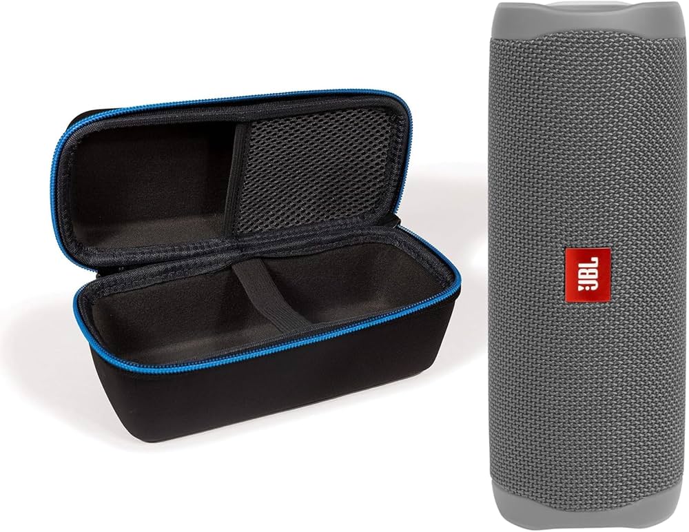 Amazon.com: JBL Flip 5 (Gray) + Bundle with divvi! Protective