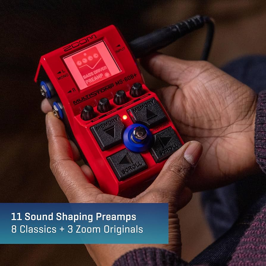Zoom MS-60B＋ humpback engineeringMod MS-60B+ MultiStomp for