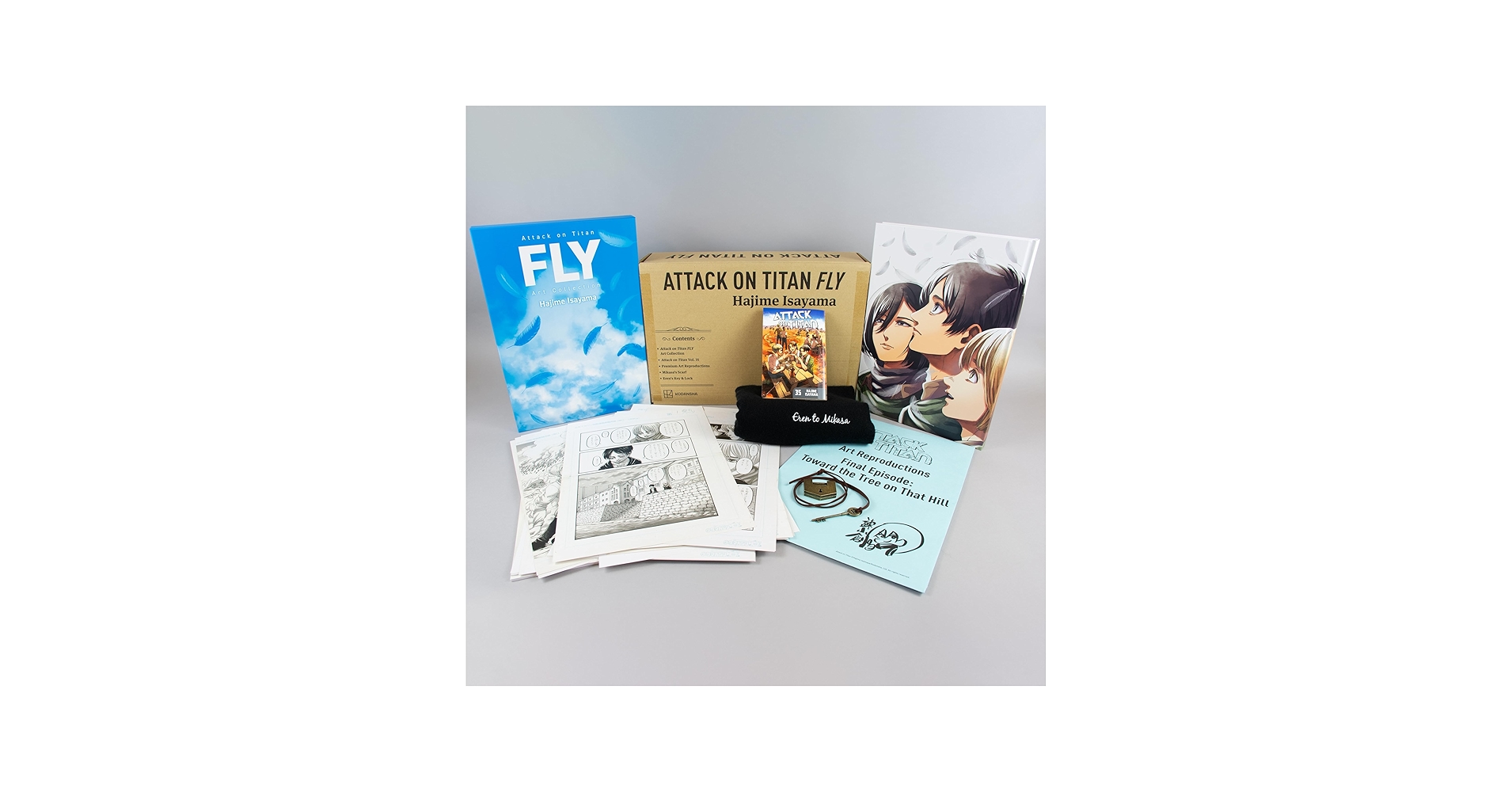Amazon.com: Attack on Titan 35: FLY Collector's Box Set