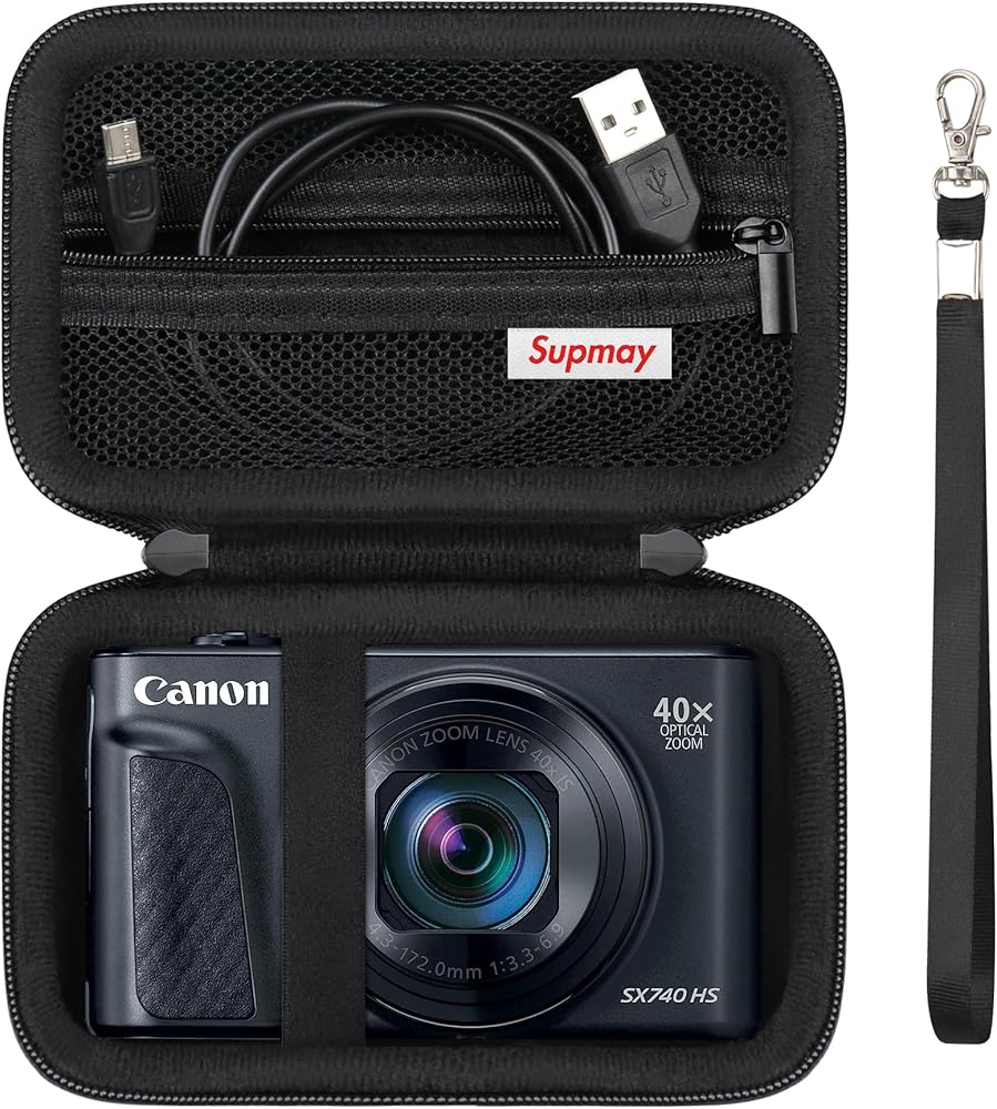 Amazon.com : Supmay Hard Carrying Case for Canon PowerShot SX740
