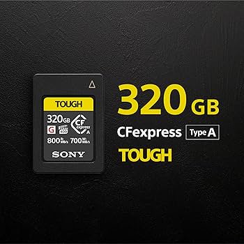 Amazon.com: Sony CFexpress Type A Memory Card 320GB : Electronics