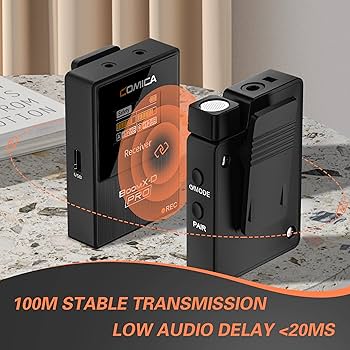 Amazon.com: COMICA BoomX-D2 PRO Wireless Lavalier Microphone for
