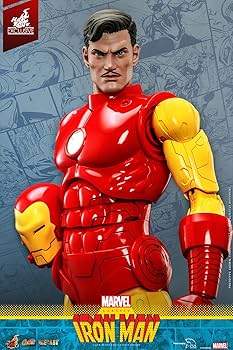 Amazon.com: Hot Toys Iron Man Classic Comic Masterpiece CMS014D57