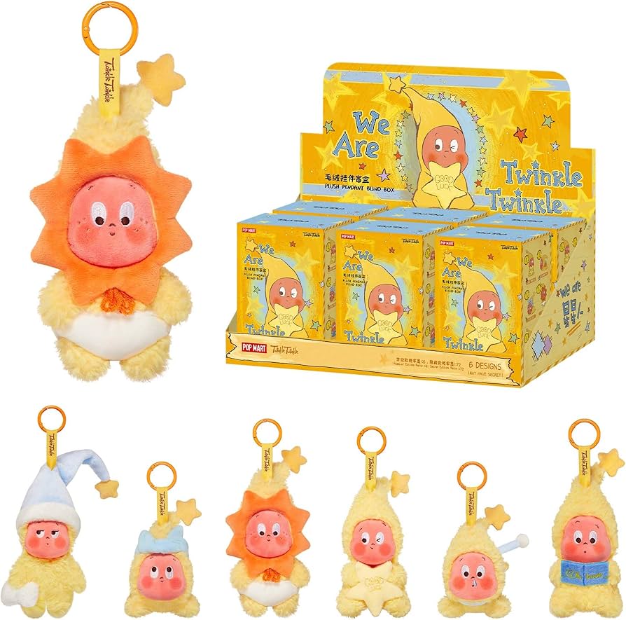 Amazon.com: POP MART We are Twinkle Twinkle Series-Plush Pendant